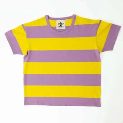 Afroart Kids' Awoc Women's Short Sleeve T-shirt In Yellow