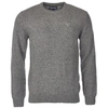 Barbour Grey Silk-wool Blend Jumper In Grey