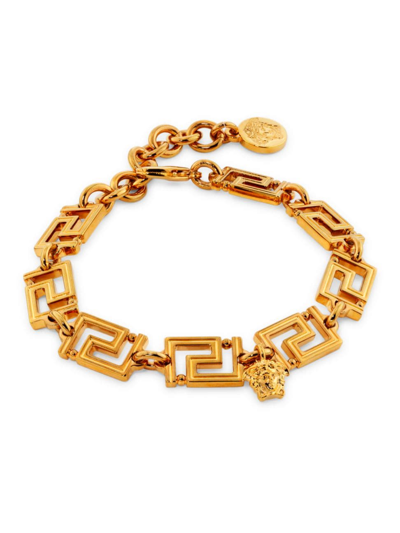 Versace Women's Goldtone Greca Chain Bracelet In Yellow Gold