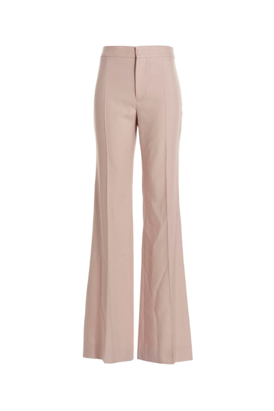 Chloé Textured Fabric Trousers In Colour Carne Y Neutral