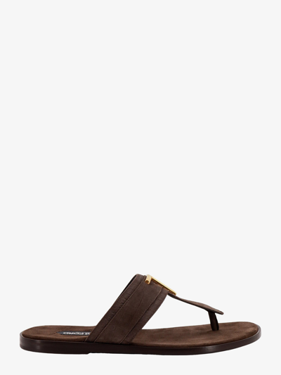 Tom Ford Man Sandals Man Brown Sandals