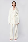 Jonathan Simkhai Romani Cardigan In Ivory