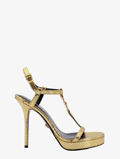 Versace Medusa 95 Sandals In Gold