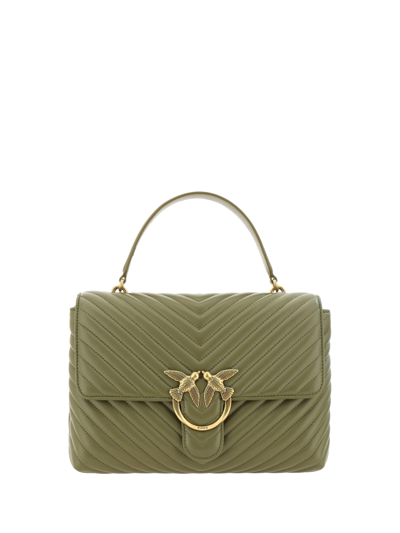 Pinko Love Lady Handbag In Green