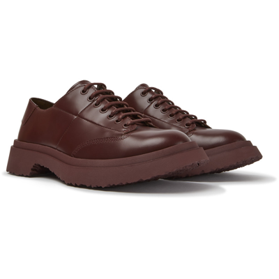 Camper Formal Shoes For Women In Burgundy