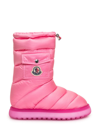 Moncler Gaia Snow Boots In Pink