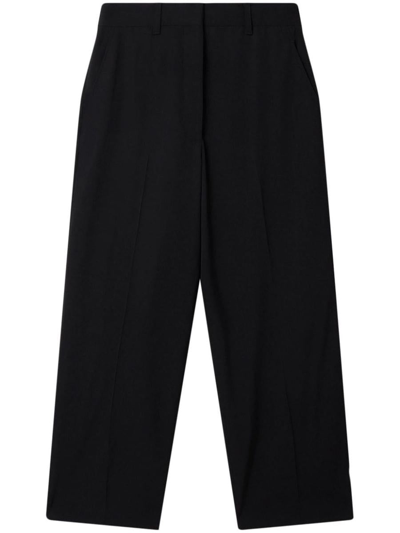 Stella Mccartney Wide-leg Wool Trousers In Black