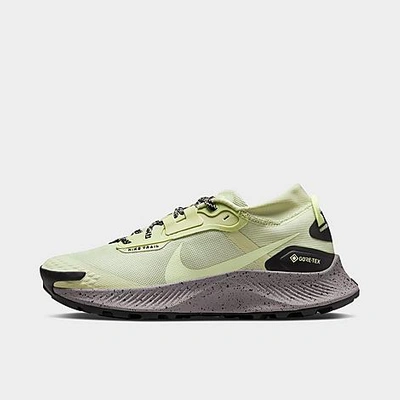 Nike Women's Pegasus Trail 3 Gore-tex Running Shoes In Olive Aura/citron Tint/black/amethyst Ash