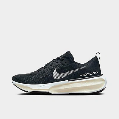 Nike Women's Air Zoomx Invincible Run 3 Flyknit Running Shoes In Black/white/dark Grey/white