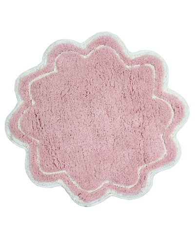 Home Weavers Allure Bathroom Rug, 30" Round In Pink