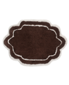Home Weavers Allure Bathroom Rug, 17" X 24" In Brown