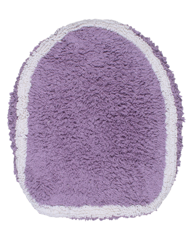Home Weavers Allure Bathroom Lid Cover, 18" X 18" In Purple