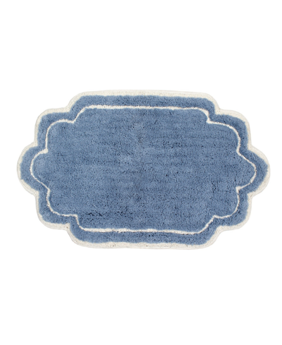 Home Weavers Allure Bathroom Rug, 21" X 34" In Blue