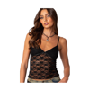 EDIKTED EIRA SHEER LACE TANK TOP