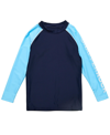 Snapper Rock Little Boy's & Boy's Colorblock Long-sleeve Rash Top In Navy