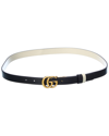GUCCI GUCCI GG MARMONT THIN REVERSIBLE LEATHER BELT
