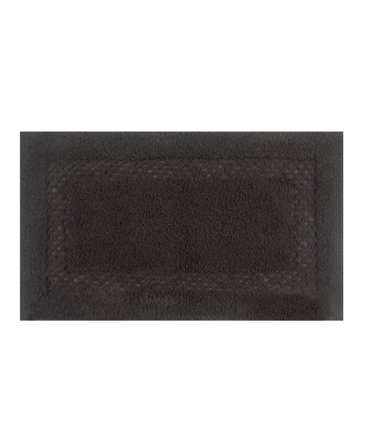 Home Weavers Classy Bath Rug, 21" X 34" In Gray