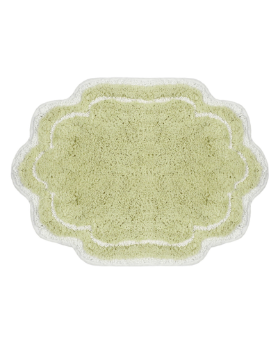 Home Weavers Allure Bathroom Rug, 17" X 24" In Green