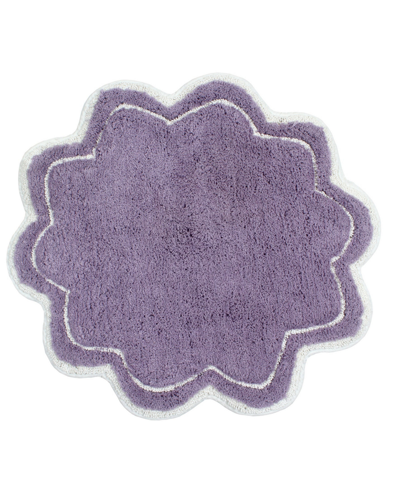 Home Weavers Allure Bathroom Rug, 30" Round In Purple