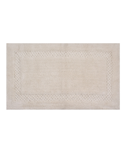 Home Weavers Classy Bath Rug, 24" X 40" In Ivory