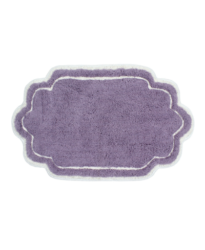 Home Weavers Allure Bathroom Rug, 21" X 34" In Purple