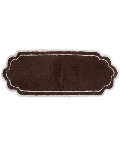 Home Weavers Allure Runner Bathroom Rug, 21" X 54" In Brown