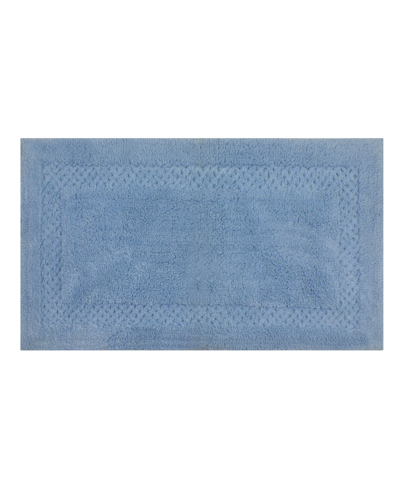 Home Weavers Classy Bath Rug, 24" X 40" In Blue