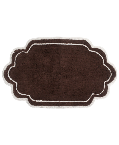 Home Weavers Allure Bathroom Rug, 24" X 40" In Brown