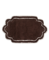 Home Weavers Allure Bathroom Rug, 21" X 34" In Brown
