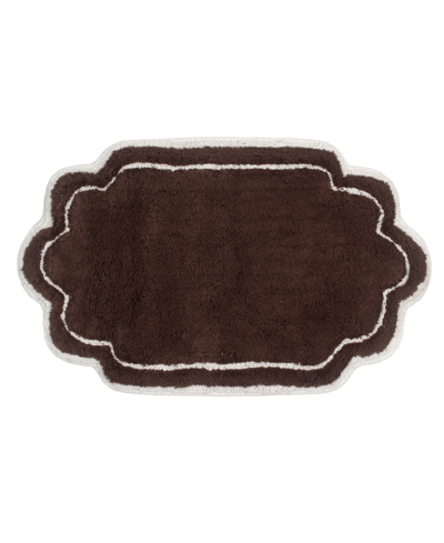 Home Weavers Allure Bathroom Rug, 21" X 34" In Brown