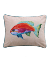 Levtex Beach Walk Colored Fish Decorative Pillow, 14" X 18" In Teal