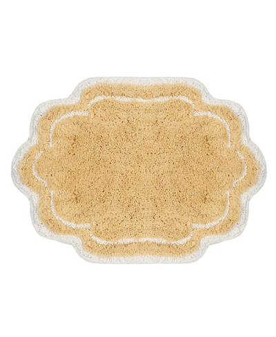 Home Weavers Allure Bathroom Rug, 17" X 24" In Butter