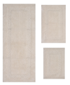 Home Weavers Classy Bathmat Rugs 3 Piece Set In Ivory