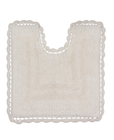 Home Weavers Casual Elegance Reversible Bath Rug, 20" X 20" In Ivory