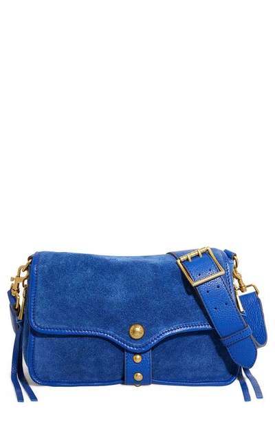 Aimee Kestenberg Women's Great Escape Suede Crossbody Bag In Galactic Blue Suede