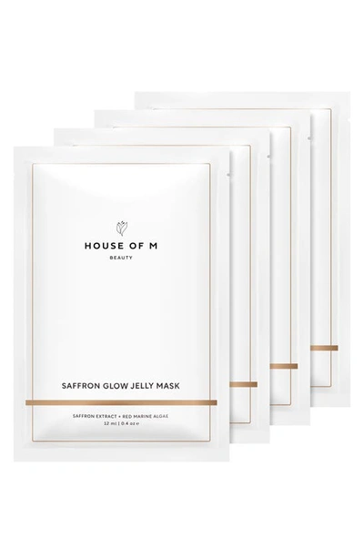 House Of M Saffron Glow Jelly Mask In White