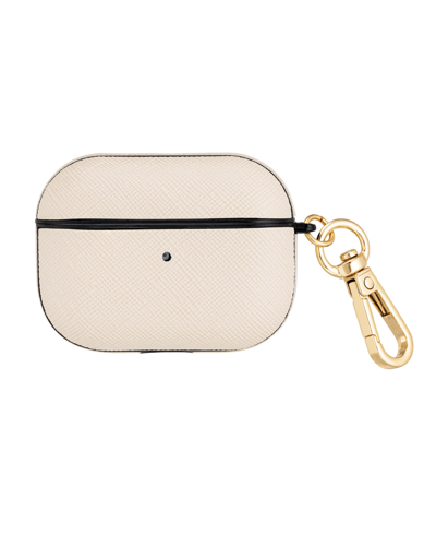 Anne Klein Women's Saffiano Leather Airpods Pro Case In Ivory