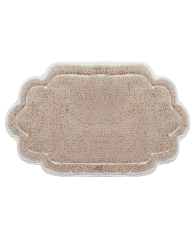 Home Weavers Allure Bathroom Rug, 24" X 40" In Linen