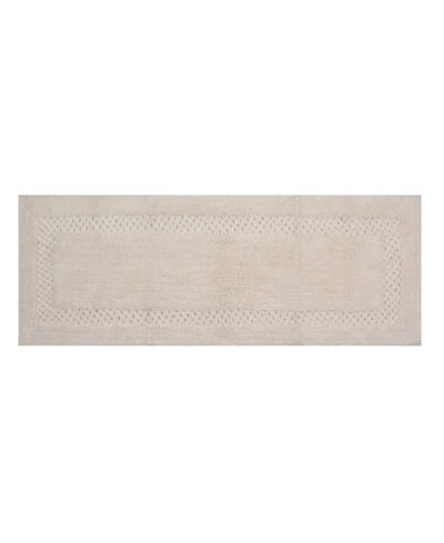 Home Weavers Classy Bath Rug, 21" X 54" In Ivory