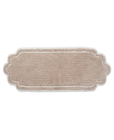 Home Weavers Allure Runner Bathroom Rug, 21" X 54" In Linen