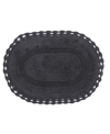 Home Weavers Hampton Crochet Reversible Bath Rug, 24" X 40" In Gray