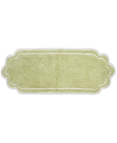 Home Weavers Allure Runner Bathroom Rug, 21" X 54" In Green