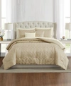 Pem America Victoria Geo Comforter Set In Gold