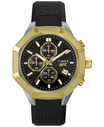 Timex Ufc Men's King Analog Black Silicone Watch, 45mm
