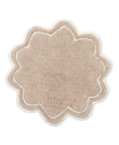 Home Weavers Allure Bathroom Rug, 30" Round In Linen