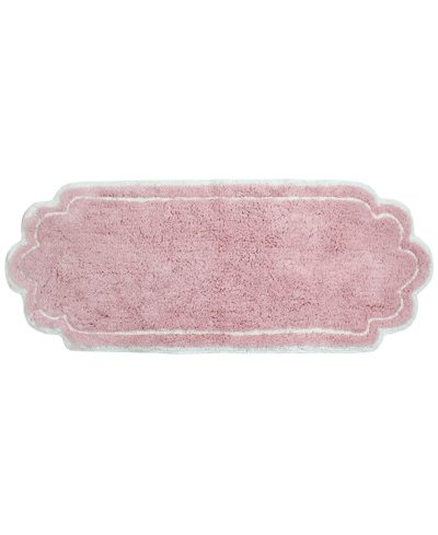 Home Weavers Allure Runner Bathroom Rug, 21" X 54" In Pink