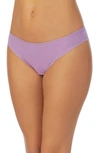 On Gossamer Ongossamer Hip-g Bikini In Violet Flower