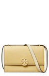Tory Burch Miller Colorblock Leather Convertible Shoulder Bag In Light Honey/gold