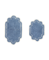 Home Weavers Allure Bathroom Rugs 2 Piece Set In Blue