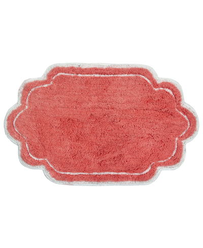 Home Weavers Allure Bathroom Rug, 21" X 34" In Coral